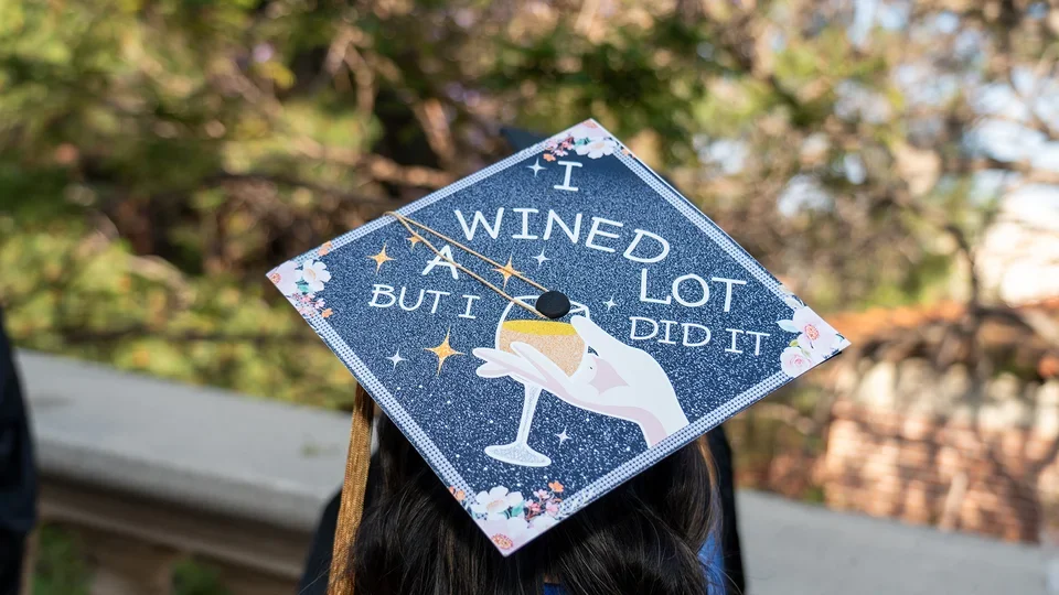 A decorated cap