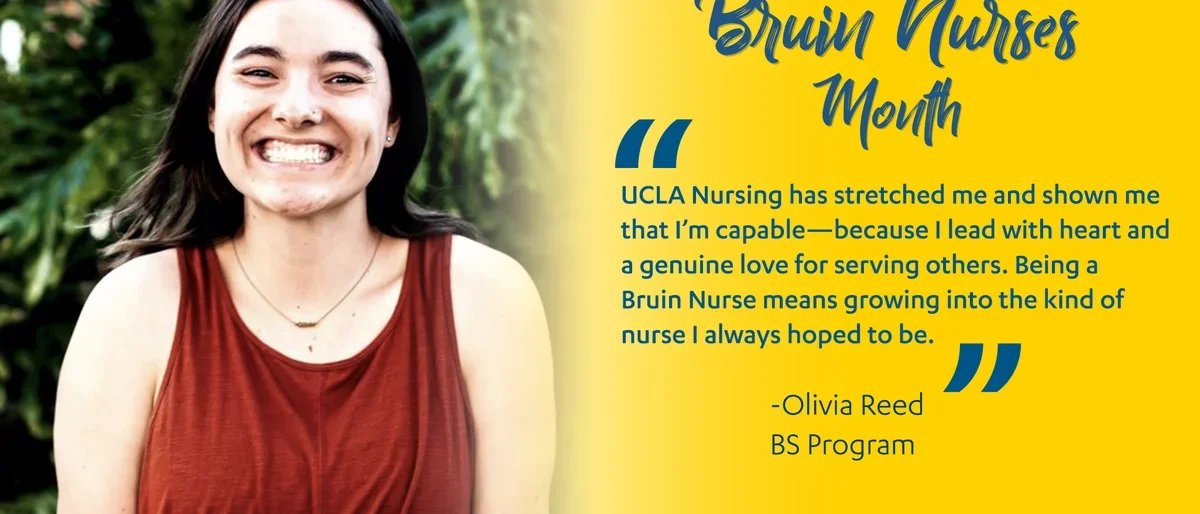 Olivia Reed talking about what it means to be Bruin Nurse.