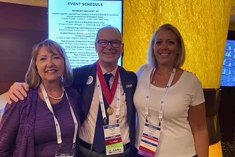 UCLA Nursing faculty posing for a photo at a recent conference