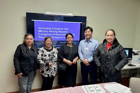 Alexander Kim designed a new program to help caregivers of people with dementia navigate the condition's challenges.