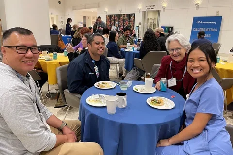 Students and alumni gathered at the 2024 Bruin Nurse Networking Night