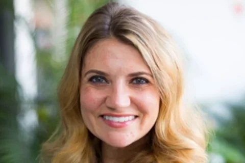 Jessie Wetherbe in white coat.