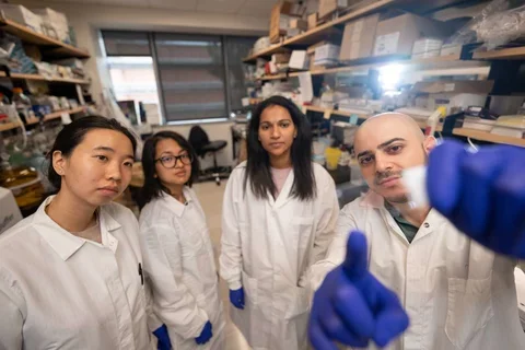 Lab members in JCCC lab