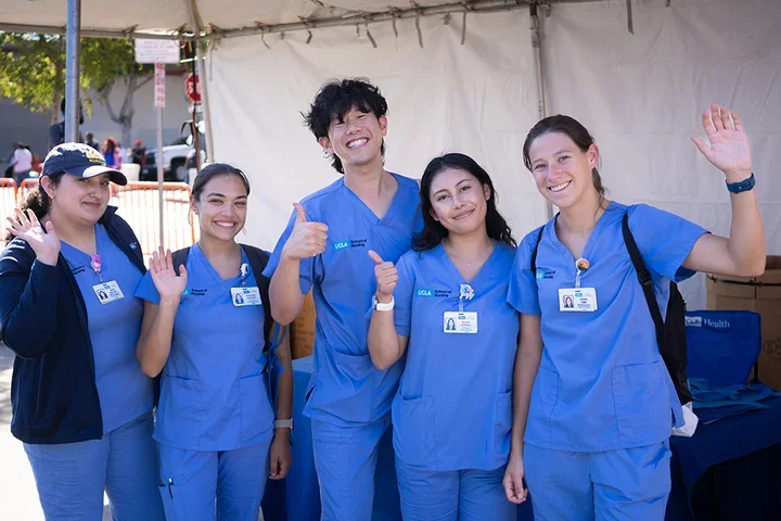 UCLA students at the Taste of Soul event