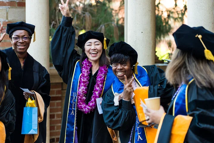 DNP graduates in their regalia