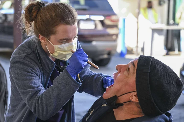 Nurse working at the HOmeless Healthcare Collaborative