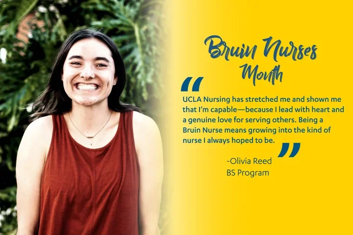 Olivia Reed talking about what it means to be Bruin Nurse. 