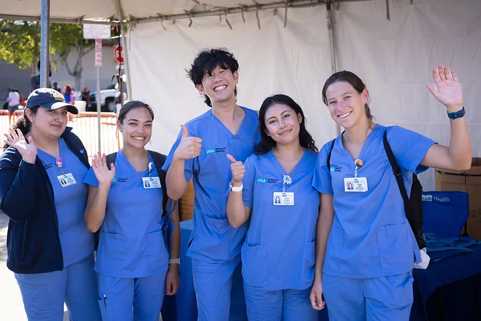UCLA students at the Taste of Soul event