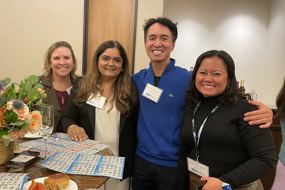 Nursing alumni at the 2025 Doctoral Friendsgiving