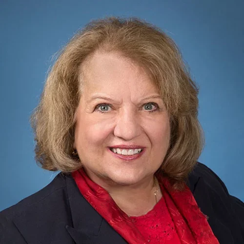 Woman wearing a suit jacket