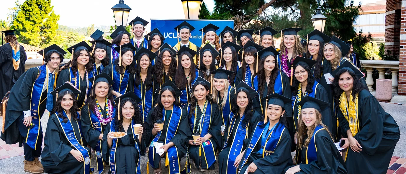 A group photo of some of the 2023 BS in Nursing class