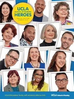 A collage of faculty and staff from the UCLA School of Nursing