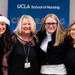 Barbara Demman, Nancy Jo Bush, Nancy Pike, and Benissa Salem posing for a photograph