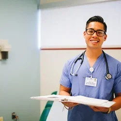 Nursing student Richie Tran.