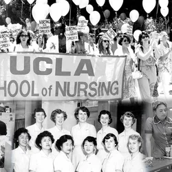 A collage of UCLA Nursing photos