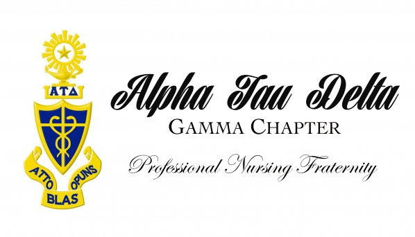 The logo for the Alpha Tau Delta fraternity
