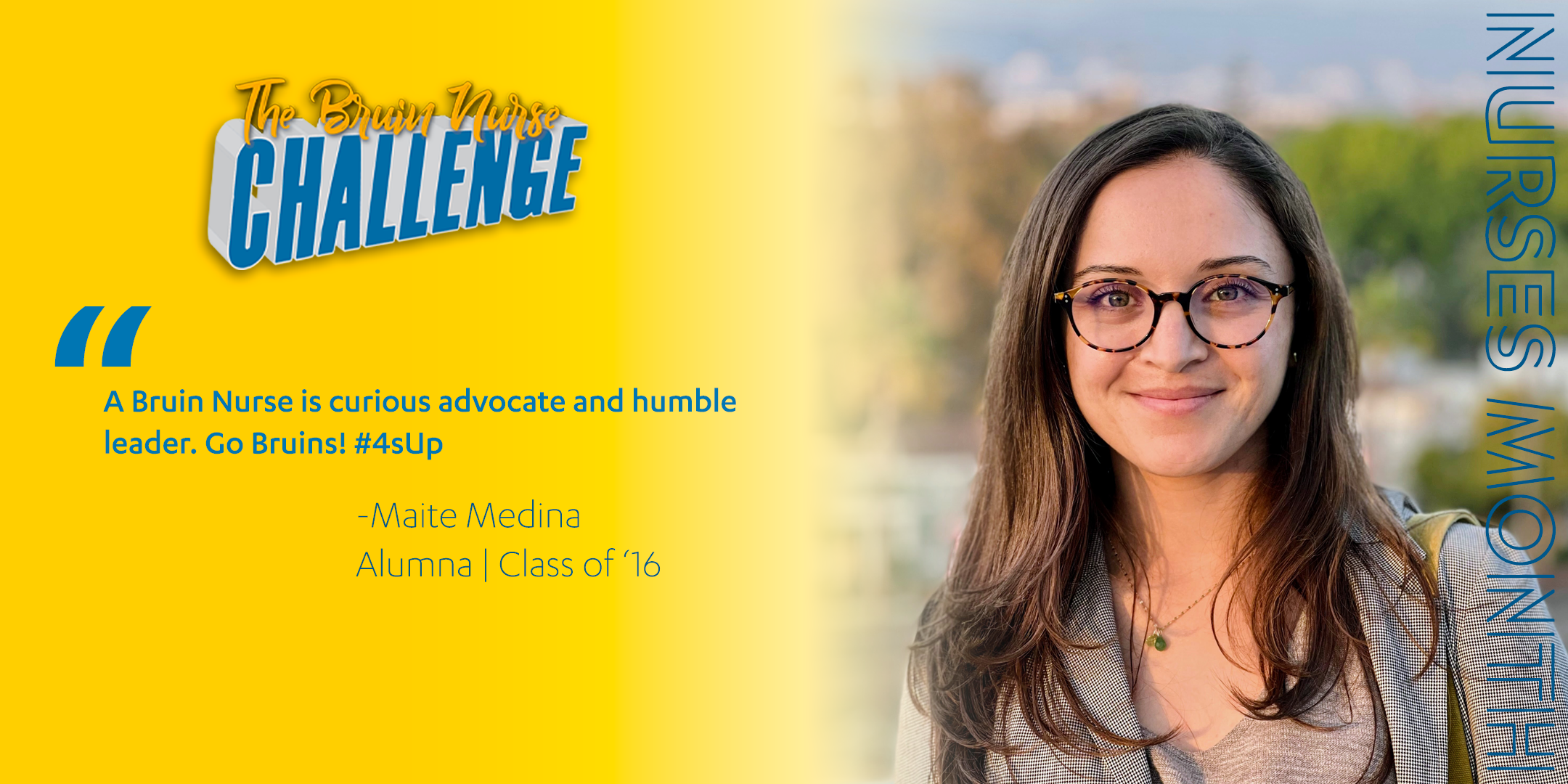 Matie Medina on what being a Bruin Nurse means to her