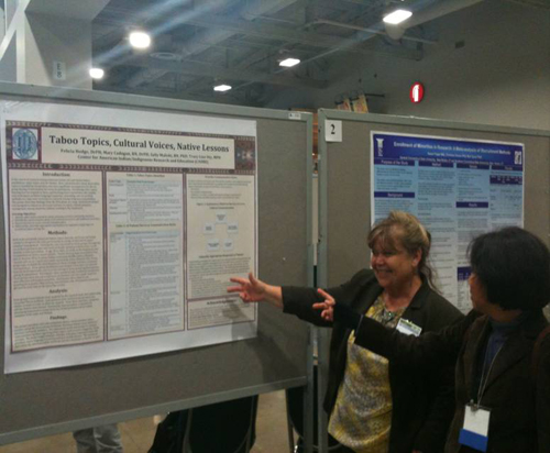 CAIIRE Director, Felicia Hodge presenting her research at the 2011 APHA Annual Meeting