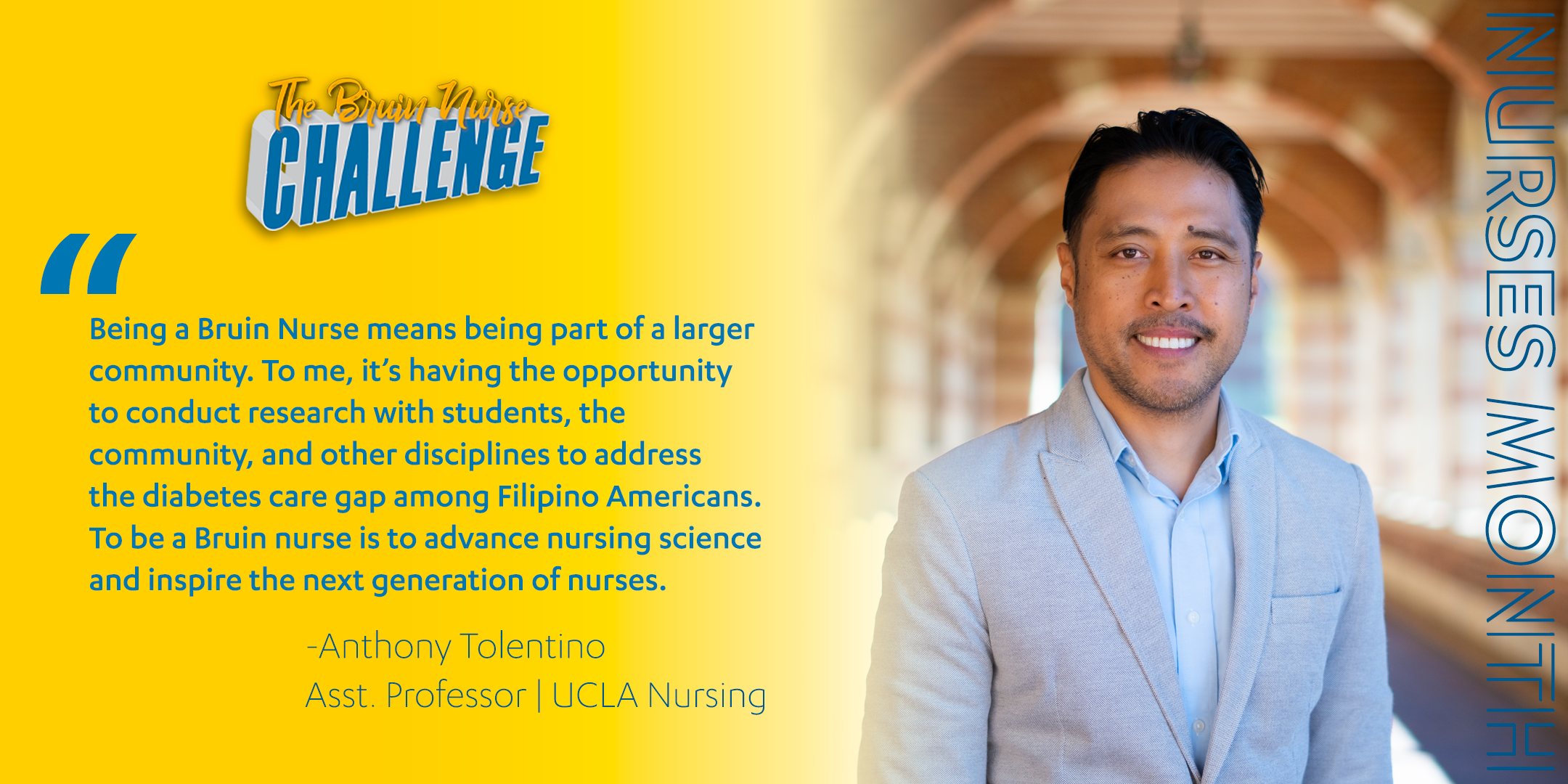 Anothony Tolentino graphic for nurses month
