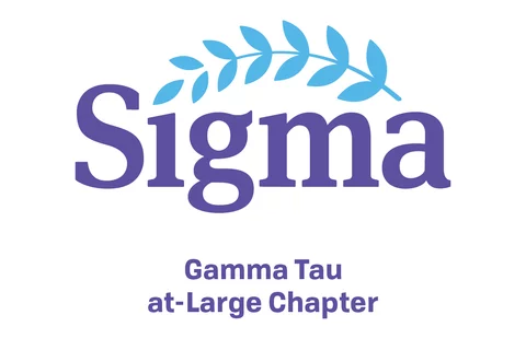 Sigma gamma Tau at large chapter logo