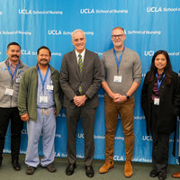 VA Secretary with UCLA nursing students